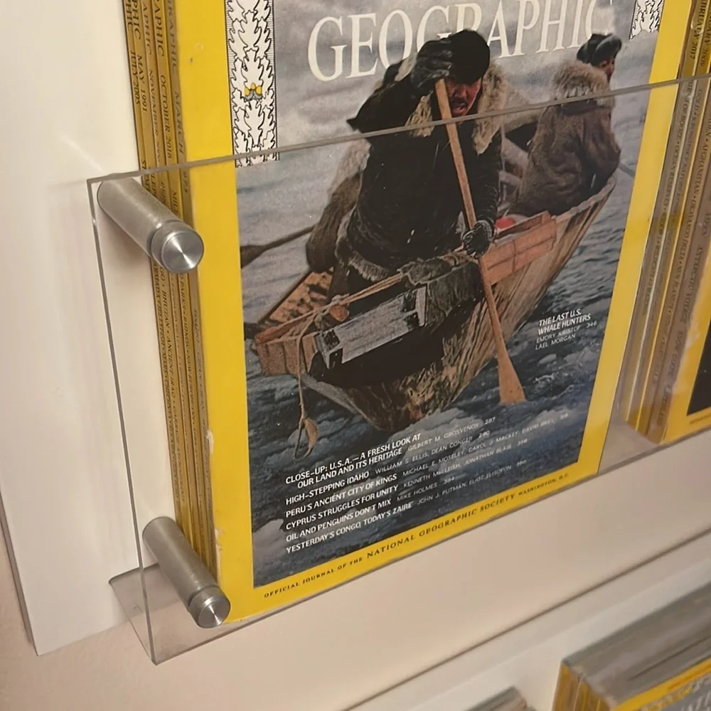 Cb2 vintage magazine wall holder